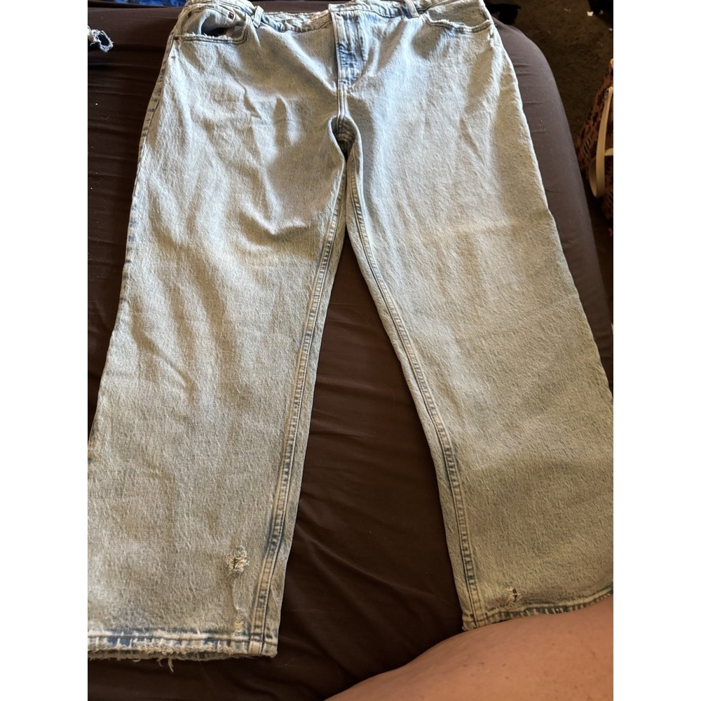 Abercrombie & Fitch Women's the 90s Straight Ultra High Rise Jeans Size 35/20L